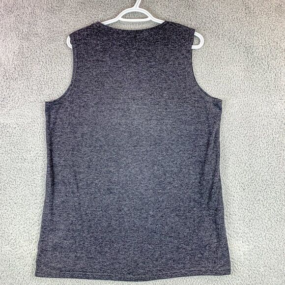 Forest Adventure Tank Top Mens Extra Large Gray Mountains Outdoor Hike Camp Fish - Picture 3 of 8